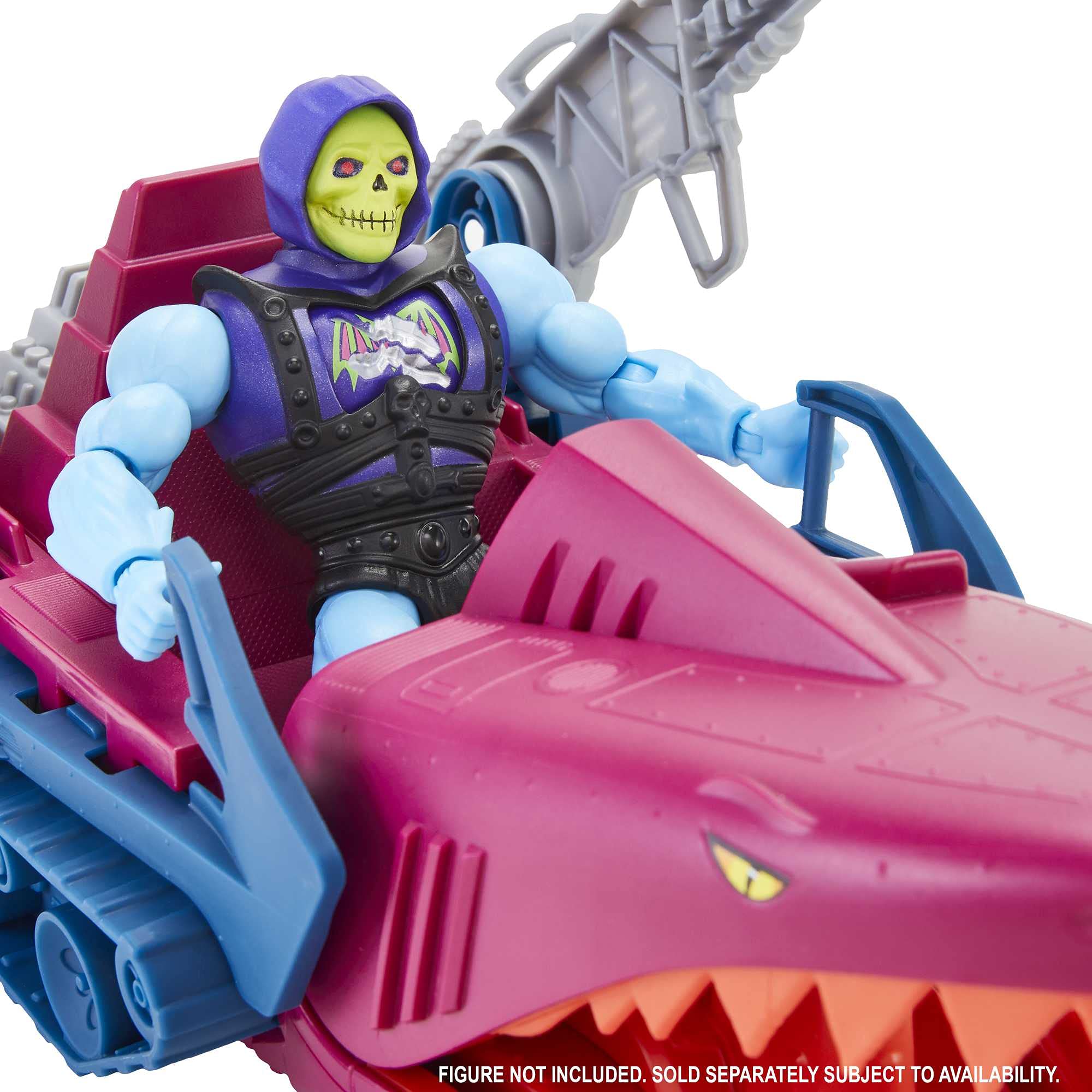 Masters of the Universe Origins Land Shark Vehicle, Skeletor's Iconic Transportation for MOTU Storytelling Play and Display, Gift for Kids Age 6 Years and Older, GXP43