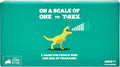 On a Scale of One to T-Rex by Exploding Kittens: A Card Game for People Who Are Bad at Charades - Card Games for Adults,