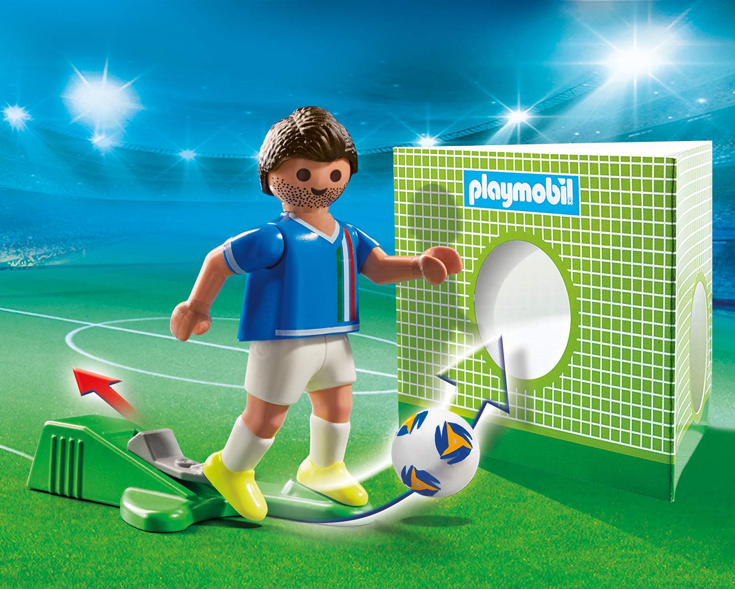 Playmobil 70485 Player Italian, Fun Imaginative Role-Play, PlaySets Suitable for Children Ages 4+