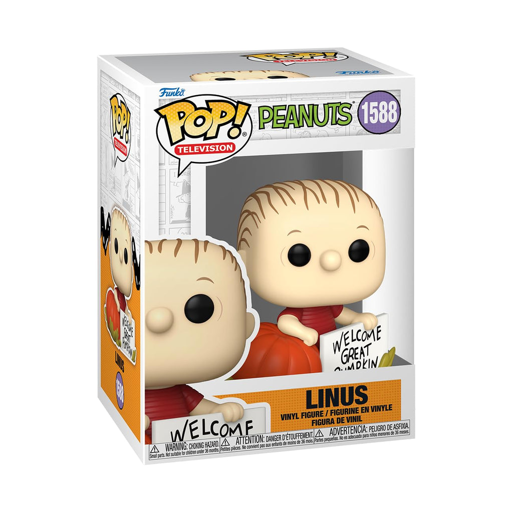 Funko Pop! Movies: ITG PiecesB– Linus Van Pelt - Peanuts TV Specials - Collectable Vinyl Figure - Gift Idea - Official Merchandise - Toys for Kids & Adults - TV Fans - Model Figure for Collectors