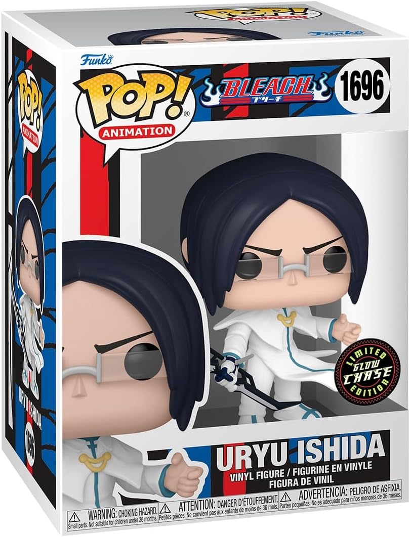 Funko POP! Animation: BLEACH - Uryu Ishida - 1/6 Odds for Rare Chase Variant - Bleach - Collectable Vinyl Figure - Gift 