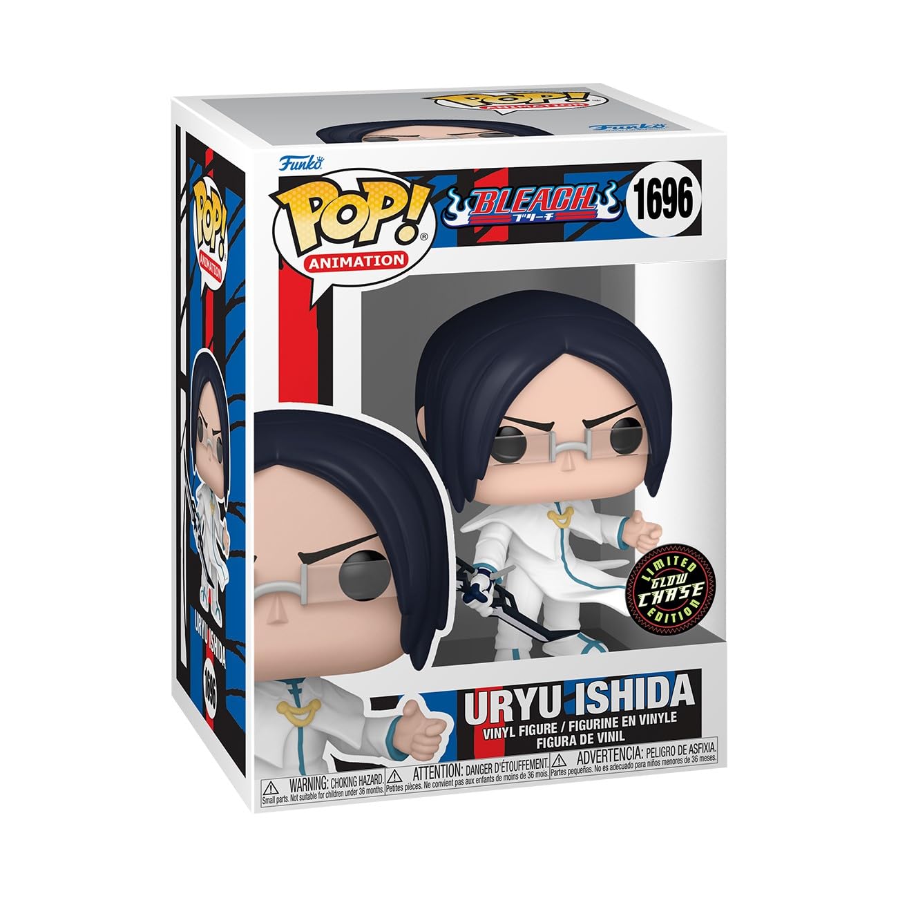 Funko POP! Animation: BLEACH - Uryu Ishida - 1/6 Odds for Rare Chase Variant - Bleach - Collectable Vinyl Figure - Gift Idea - Official Merchandise - Toys for Kids & Adults - Anime Fans