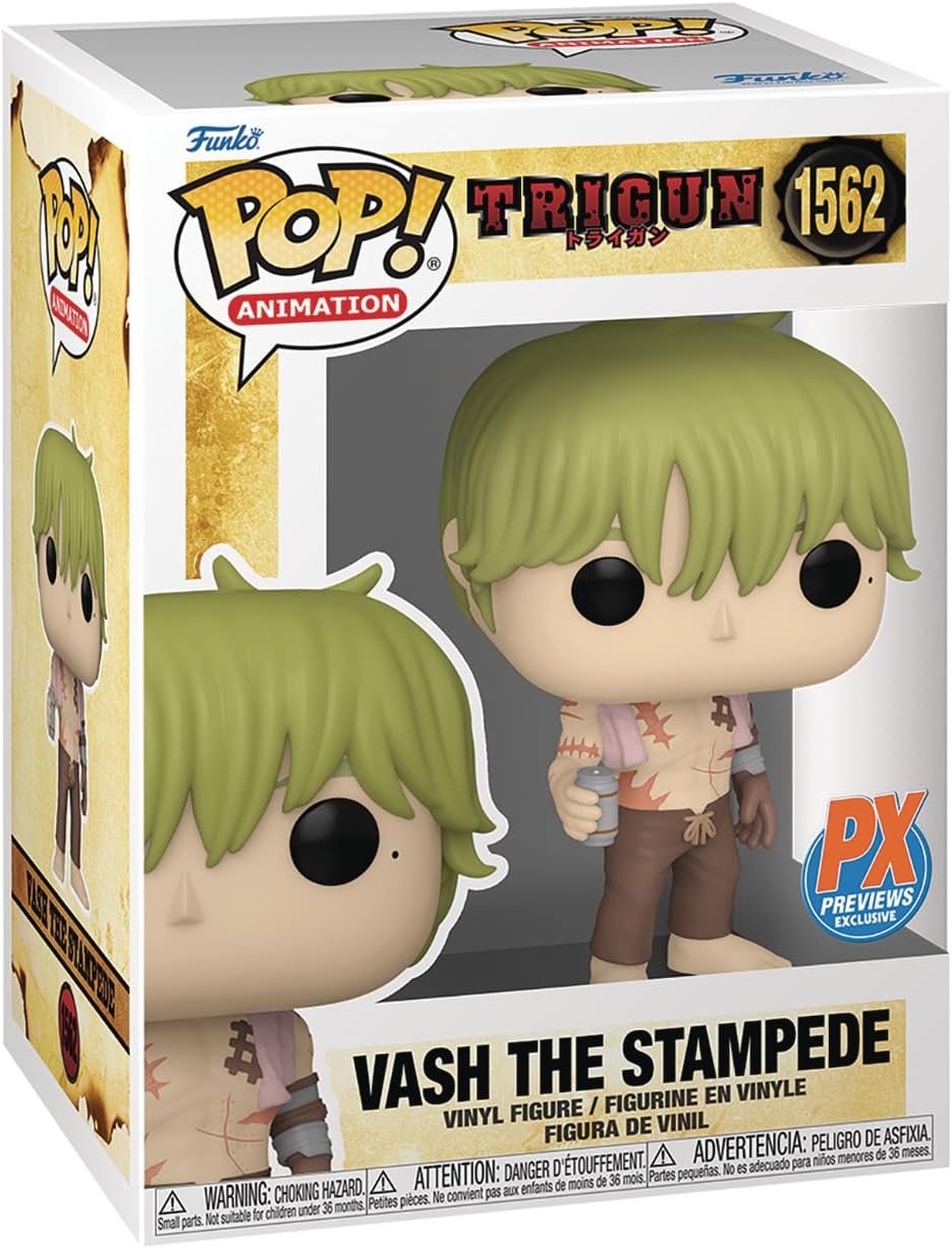 Funko POP! Animation: Trigun - Vash - (Shirtless) - Amazon Exclusive - Collectable Vinyl Figure - Official Merchandise -