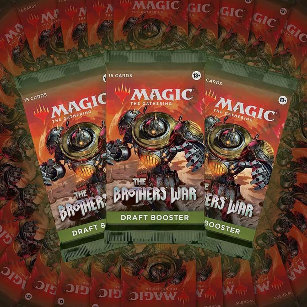 MtG Trading Card Game Brothers War DRAFT Booster Pack (15 Cards)
