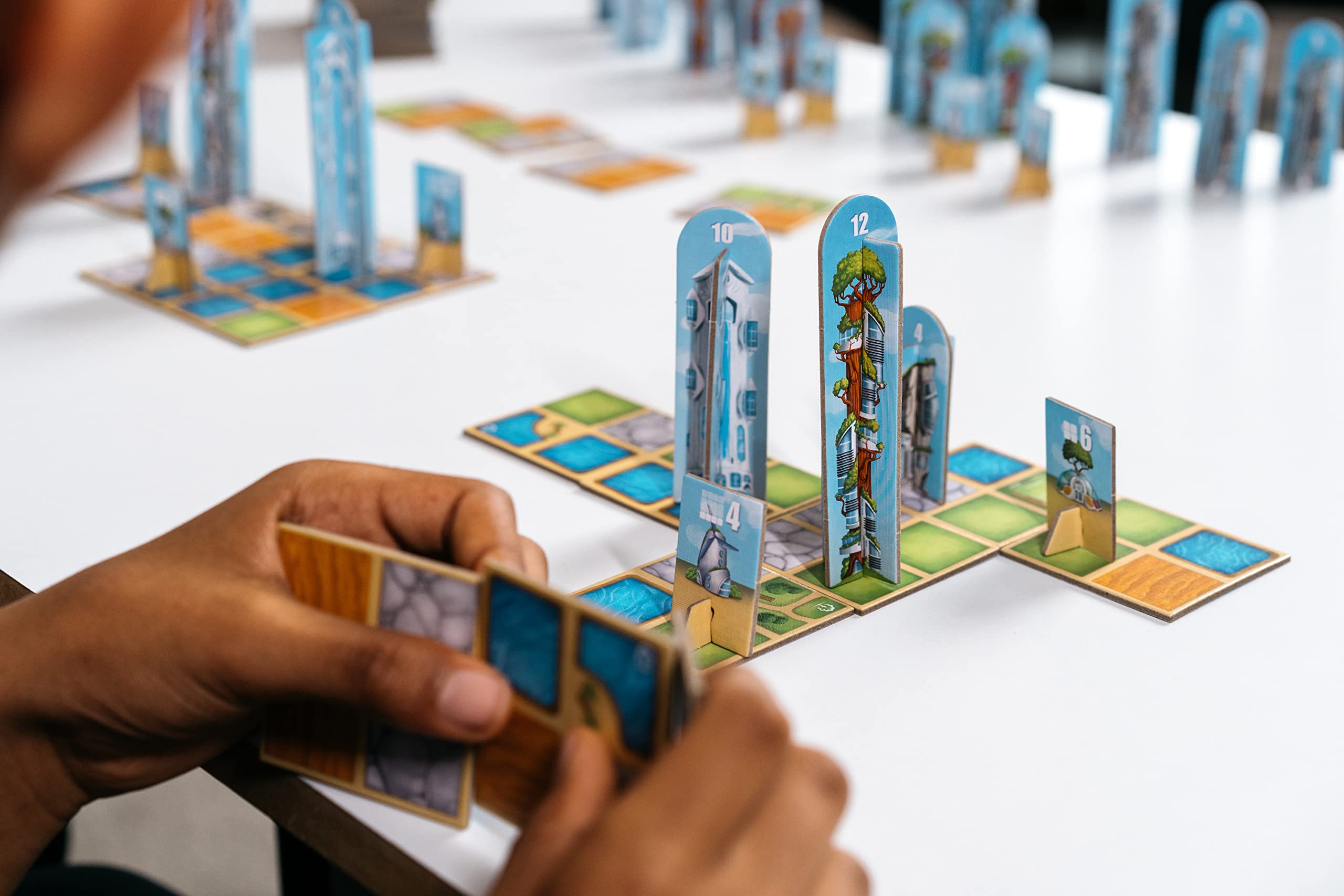 Blue Orange | Neoville | Strategy Game | Ages 10+ | 2-4 Players | 45 Minutes Playing Time