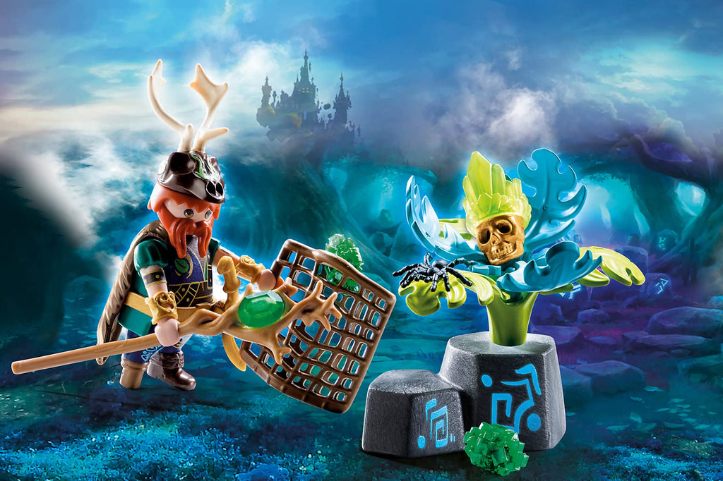 Playmobil 70747 Novelmore Knights Violet Vale - Plant Magician, Fun Imaginative Role-Play, PlaySets Suitable for Children Ages 4+