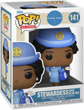 Funko POP! Ad Icons: Pan Am Stewardess Am - Stewardess - Blue Bag - Pan-Am - Collectable Vinyl Figure - Gift Idea - Offi