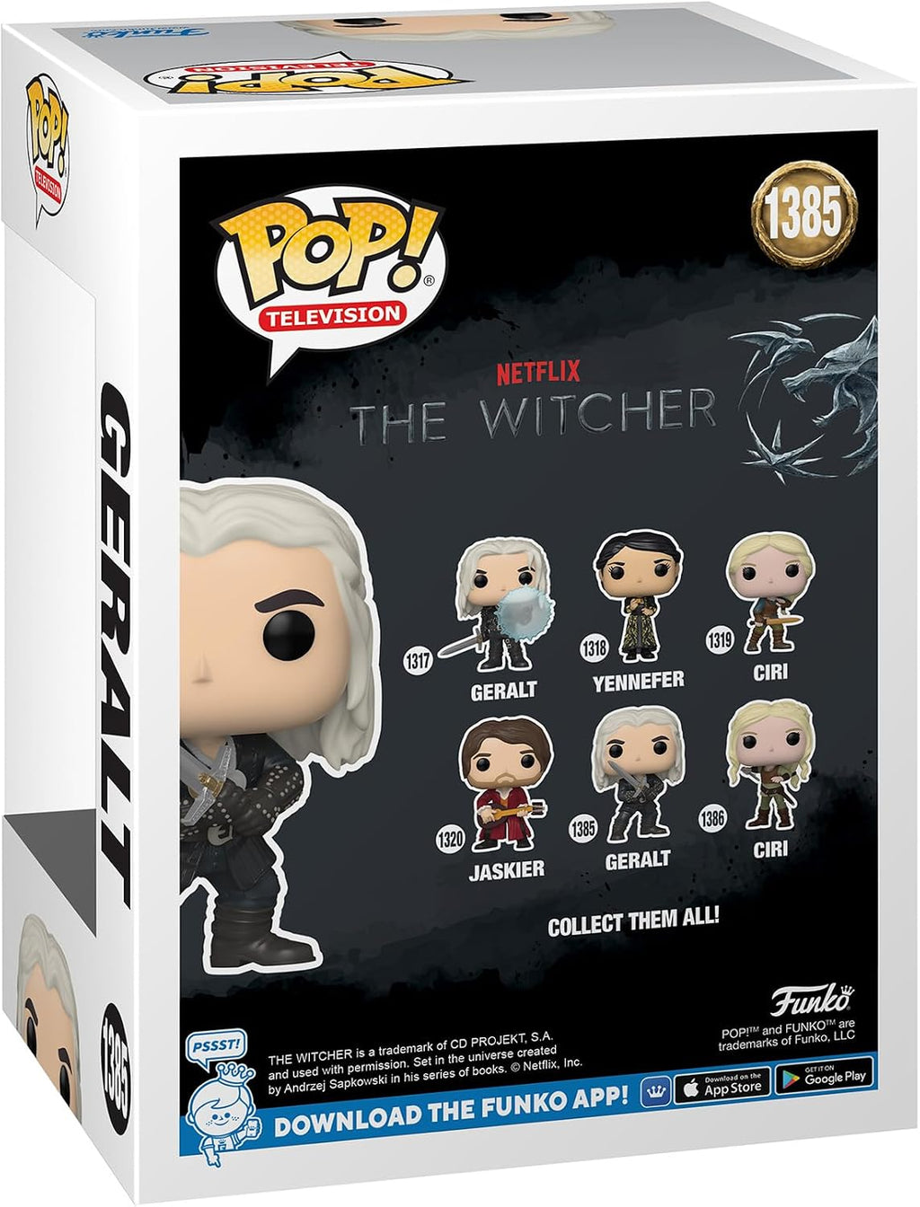 Funko POP! TV: Witcher - Geralt - (SZN 3) - the Witcher - Collectable Vinyl Figure - Gift Idea - Official Merchandise - 