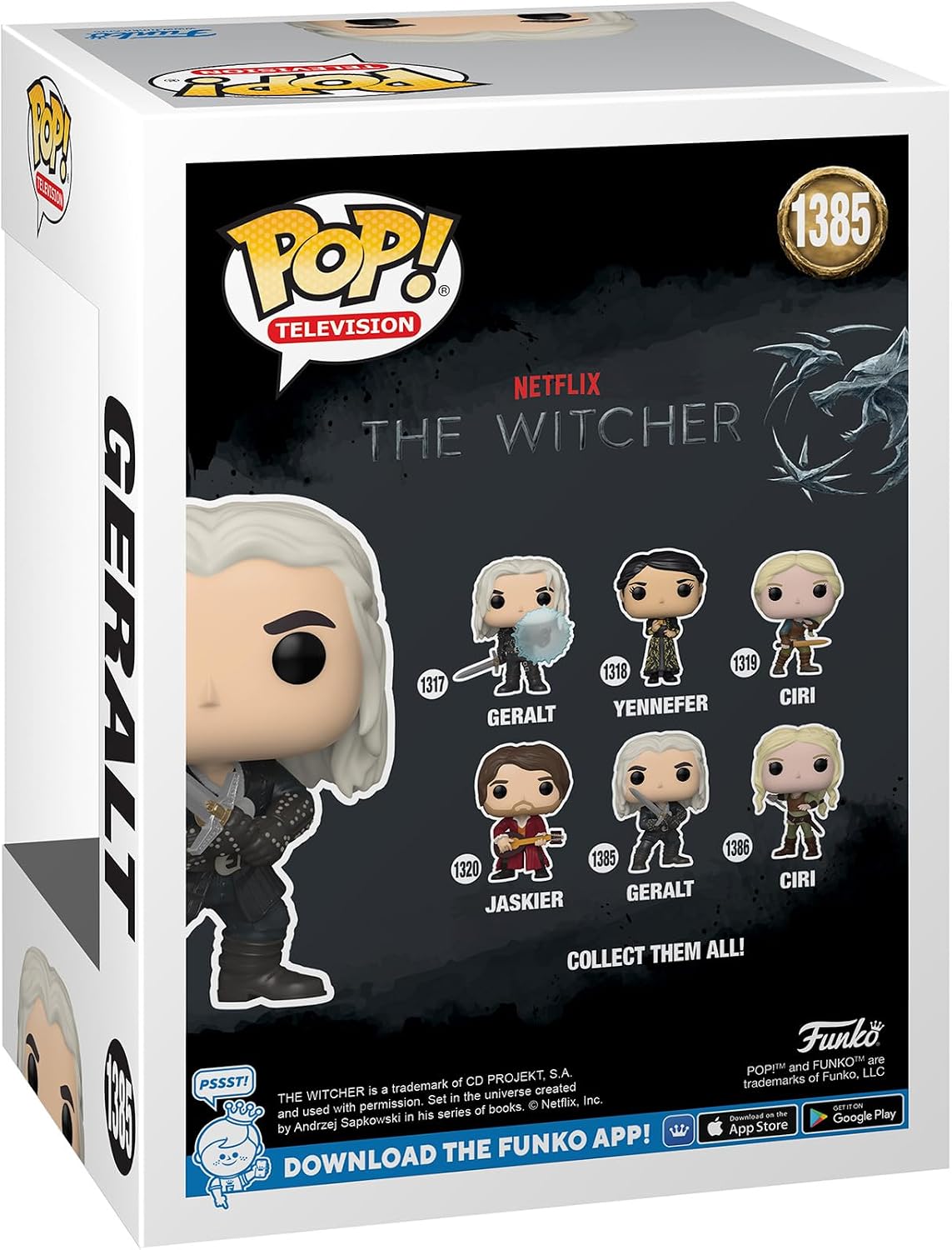 Funko POP! TV: Witcher - Geralt - (SZN 3) - the Witcher - Collectable Vinyl Figure - Gift Idea - Official Merchandise - 