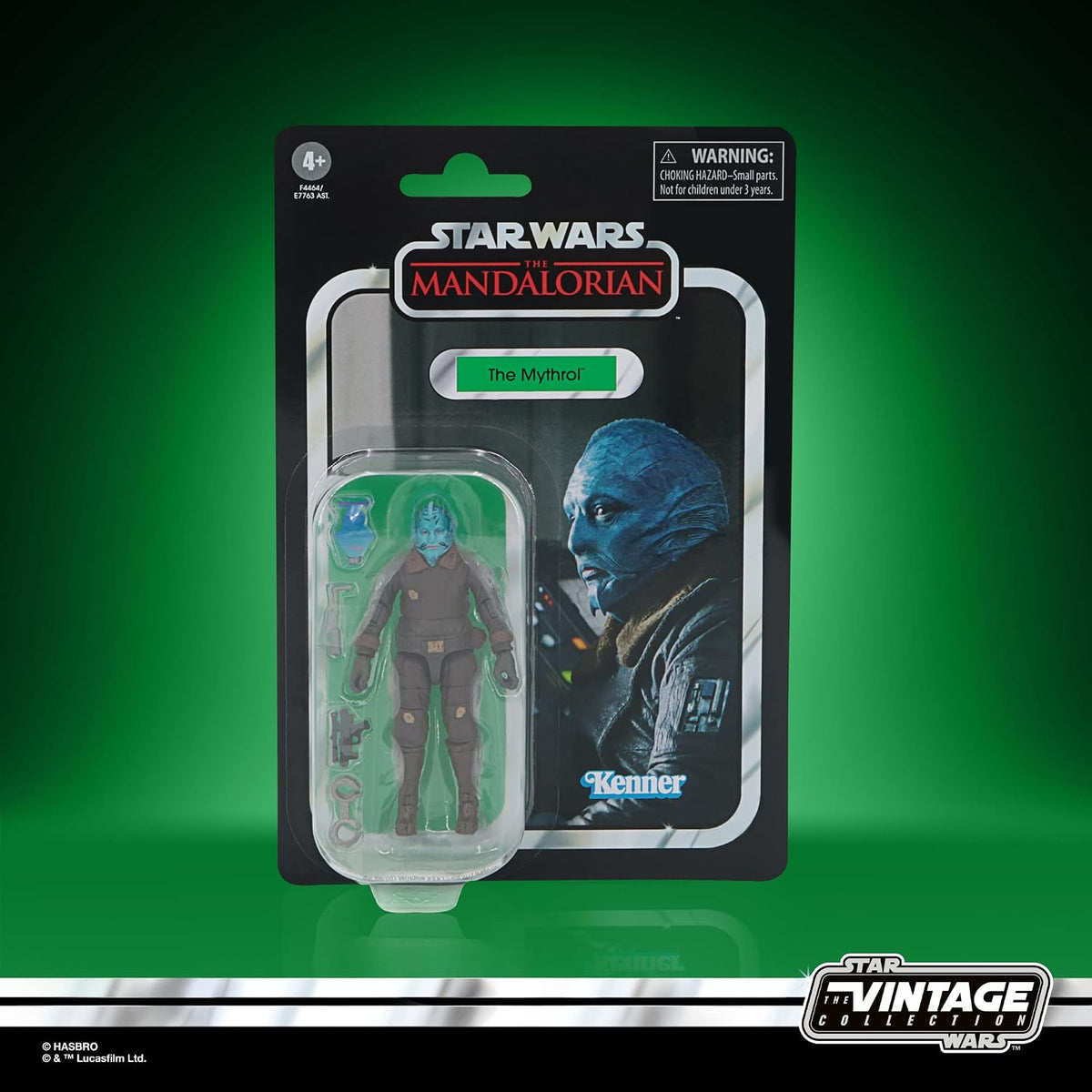 Star Wars The Vintage Collection The Mythrol Toy, 9.5cm Scale The Mandalorian Figure for Ages 4 and Up