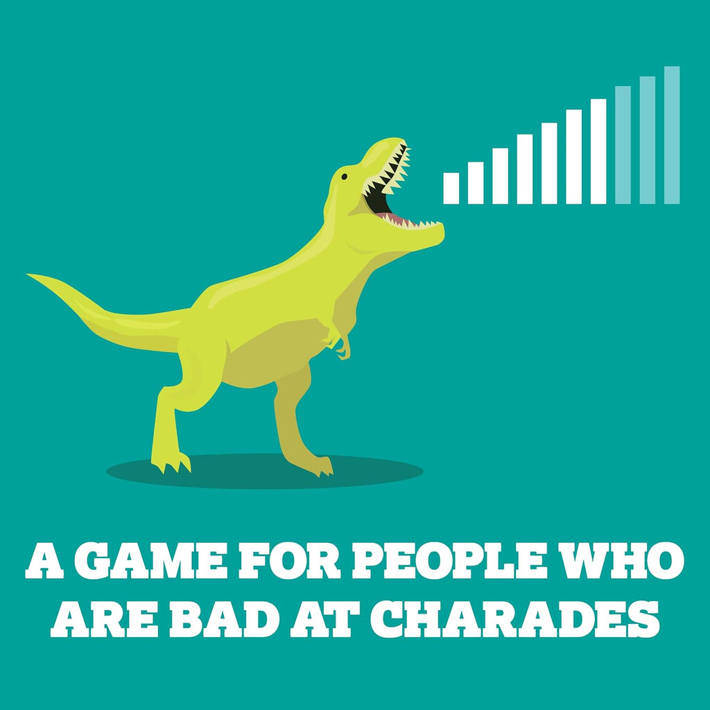 On a Scale of One to T-Rex by Exploding Kittens: A Card Game for People Who Are Bad at Charades - Card Games for Adults,