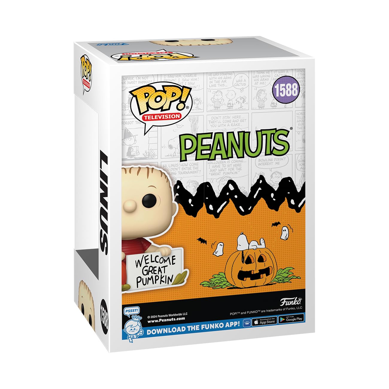 Funko Pop! Movies: ITG PiecesB– Linus Van Pelt - Peanuts TV Specials - Collectable Vinyl Figure - Gift Idea - Official Merchandise - Toys for Kids & Adults - TV Fans - Model Figure for Collectors