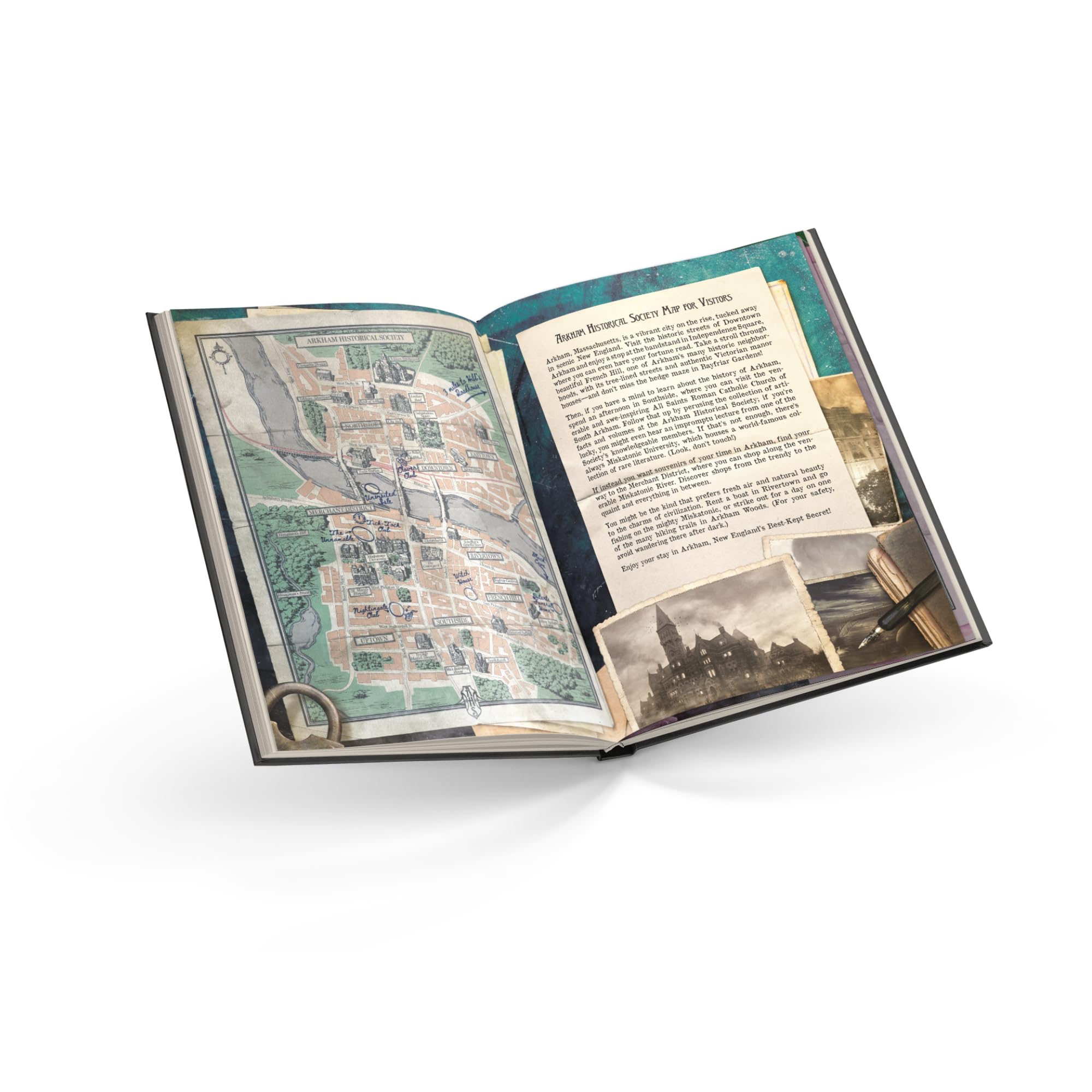 Arkham Horror The Roleplaying Game CORE RULEBOOK - Dive into 1920s Arkham's Mysterious World! Immersive RPG Adventure for Kids & Adults, Ages 14+, 2-6 Players, 1+ Hour Playtime, Made by EDGE Studio