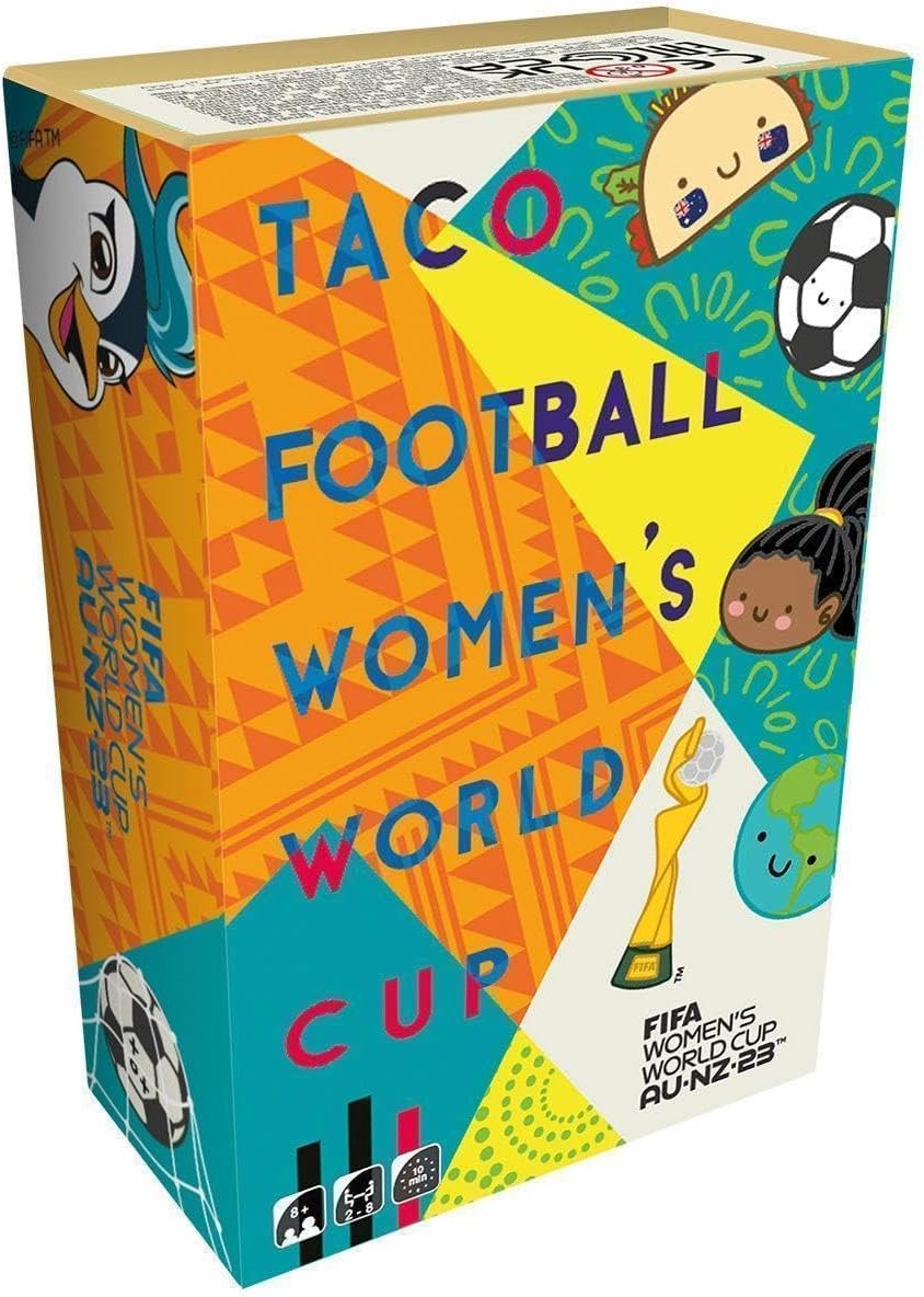 Blue Orange Taco Football Woman World Cup