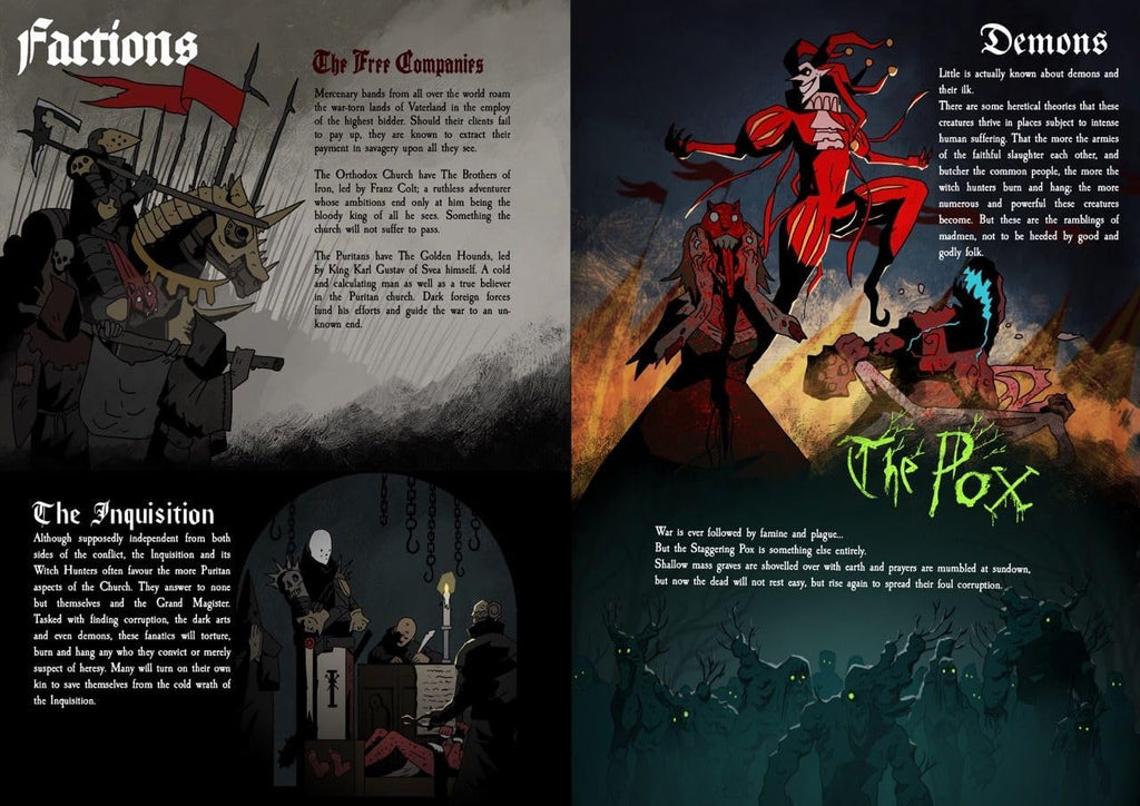 Free League Black Powder & Brimstone Core Rulebook: Grimdark Folk Horror TTRPG with Dark Magic & Chaos