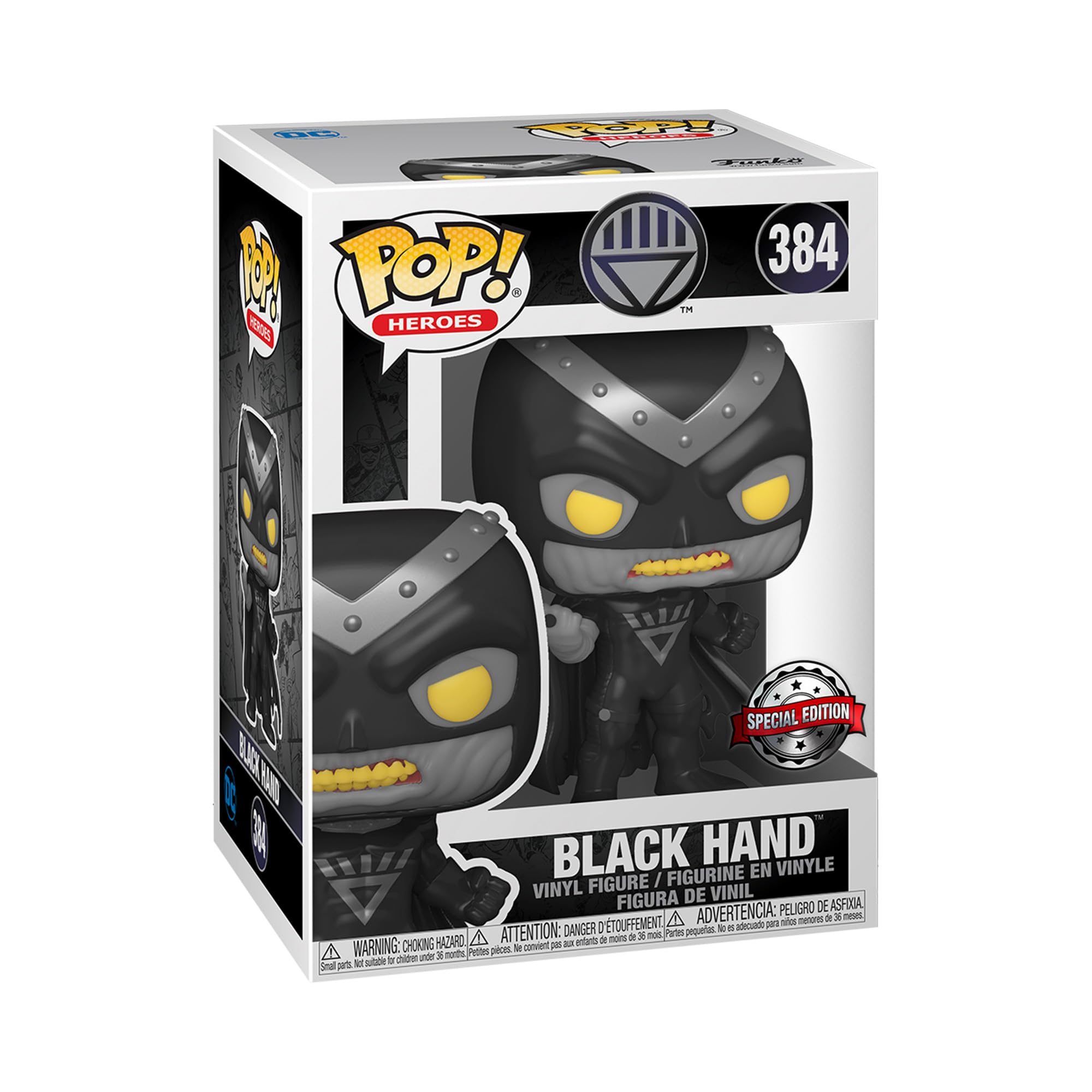 Funko POP! Heroes: DC - Black Lantern - DC Comics - Collectable Vinyl Figure - Gift Idea - Official Merchandise - Toys for Kids & Adults - Comic Books Fans - Model Figure for Collectors and Display