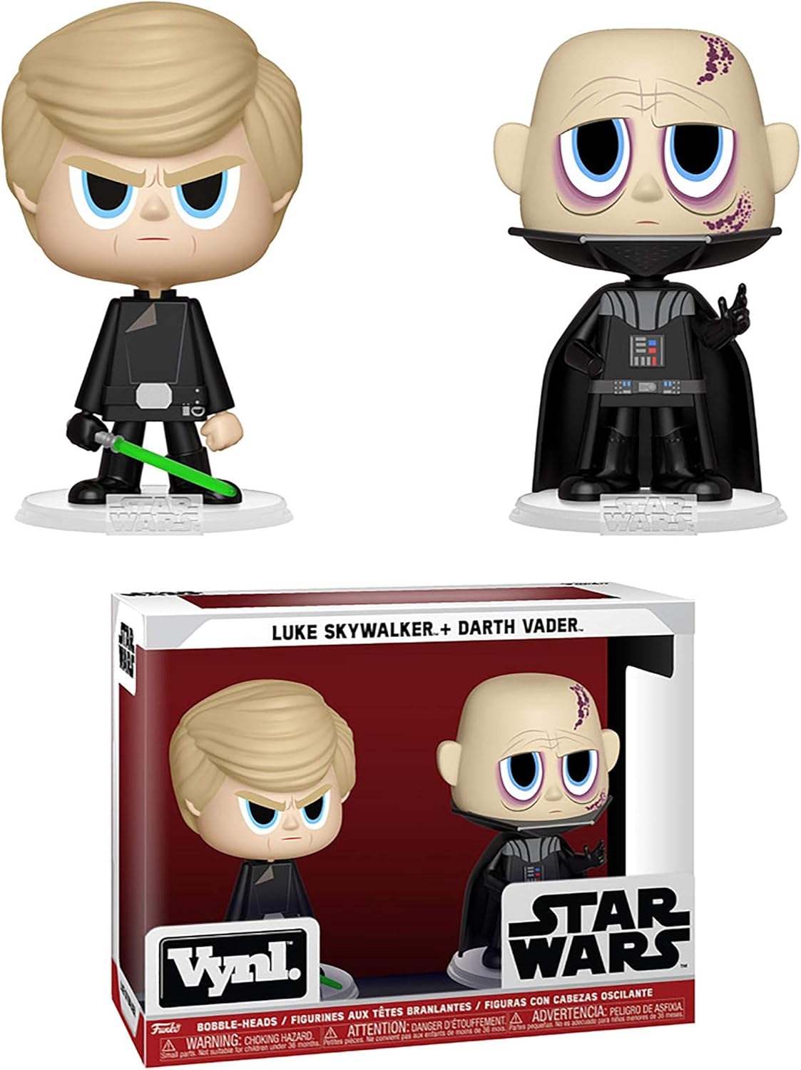 VYNL 4 Inch 2-Pack: Star Wars: Darth Vader & Luke Skywalker (ROTJ)
