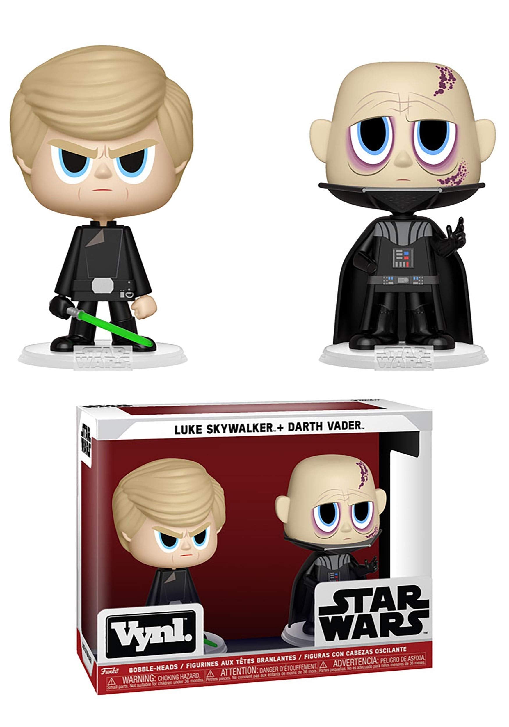 VYNL 4 Inch 2-Pack: Star Wars: Darth Vader & Luke Skywalker (ROTJ)