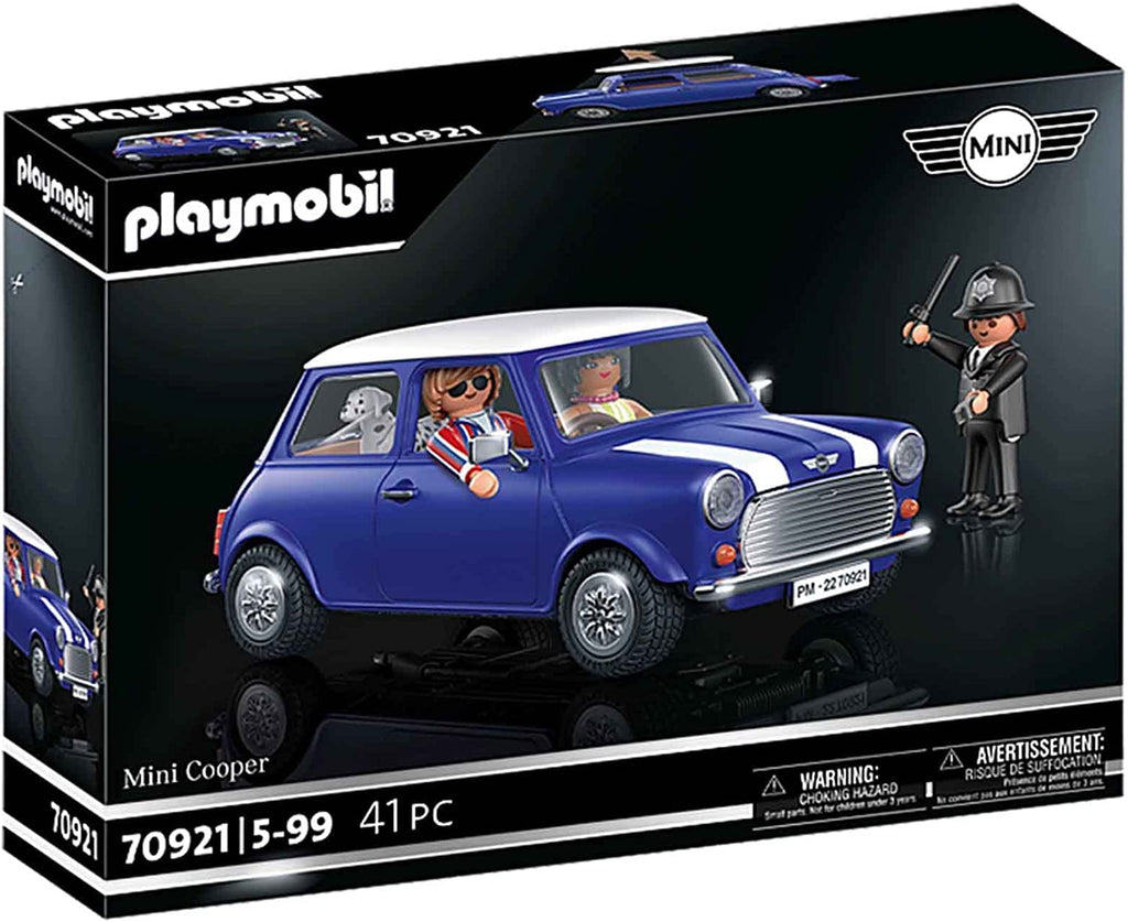 Playmobil Classic Cars 70921 Mini Cooper, Model Car for Adults, Toy Car for Children, For ages 5-99
