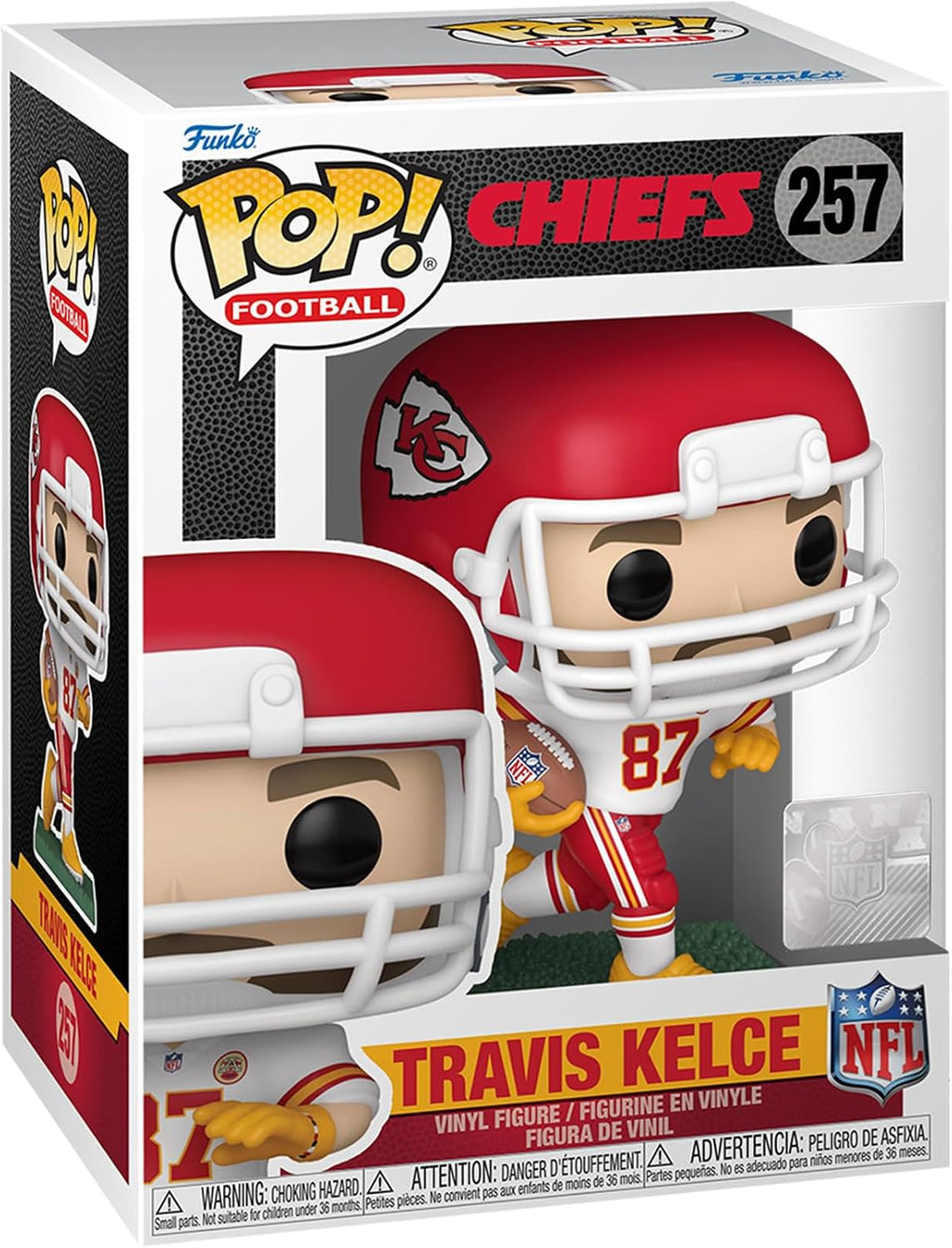 Funko Pop! NFL: Chiefs - Travis Kelce - (away) - Collectable Vinyl Figure - Gift Idea - Official Merchandise - Toys for 