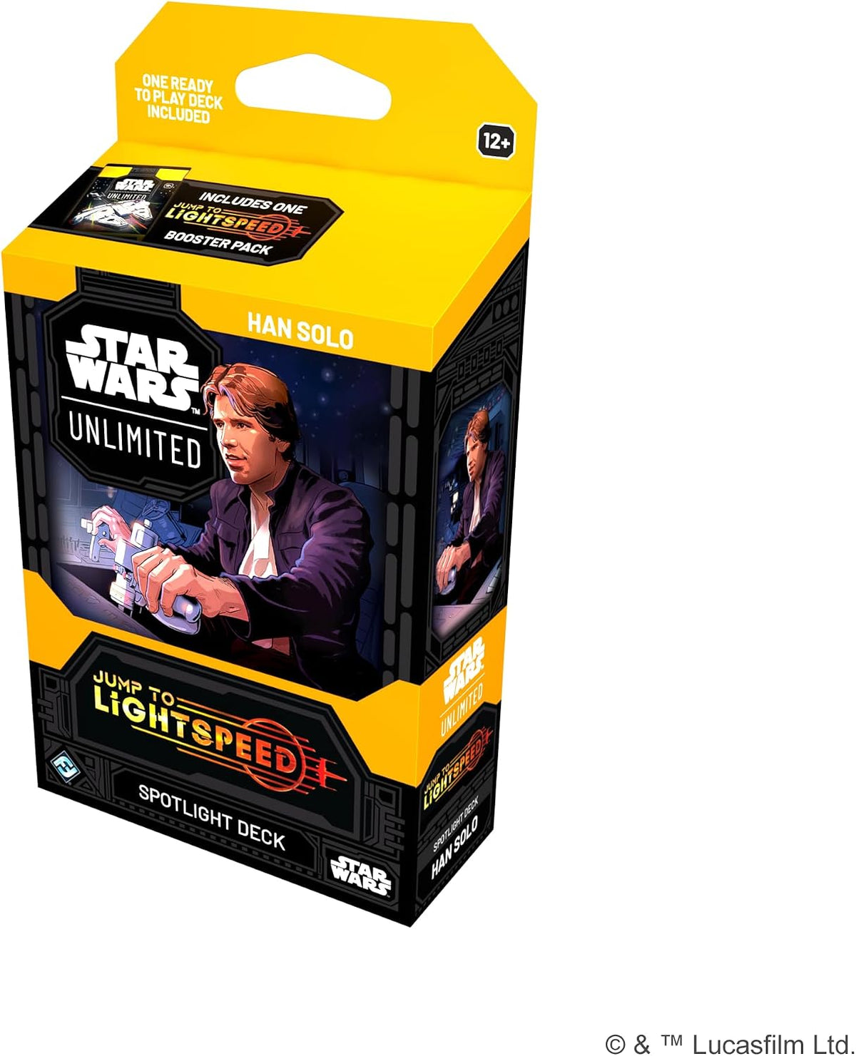 Fantasy Flight Games - Star Wars: Unlimited Trading Card Game - Jump to Lightspeed Han Solo SPOTLIGHT DECK - Ready-to-Pl