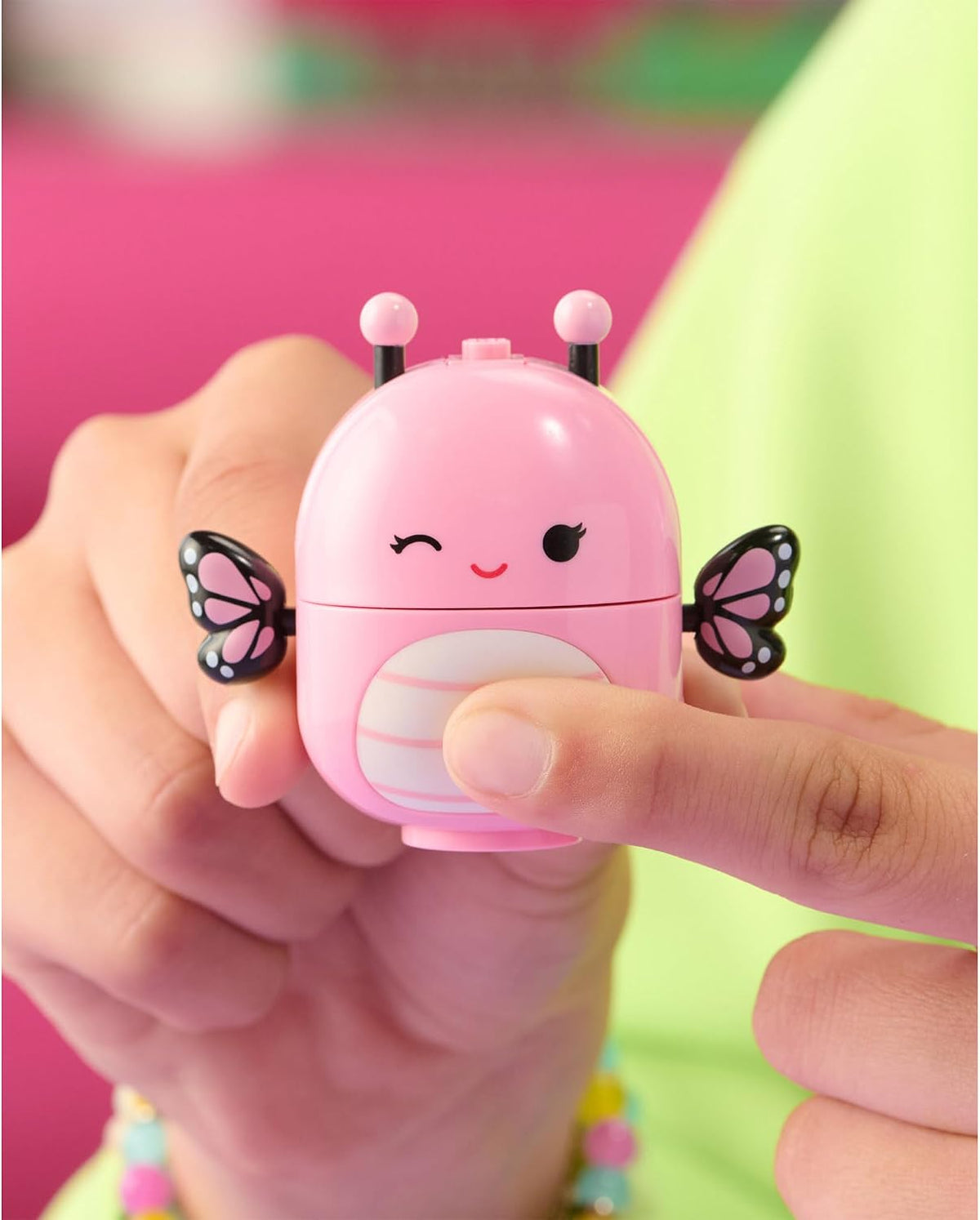 BLDR Squishmallows Frozen Yoghurt Fun Building Set - Andreina the Butterfly + Mipsy the Axolotl Buildable Figures - Squi