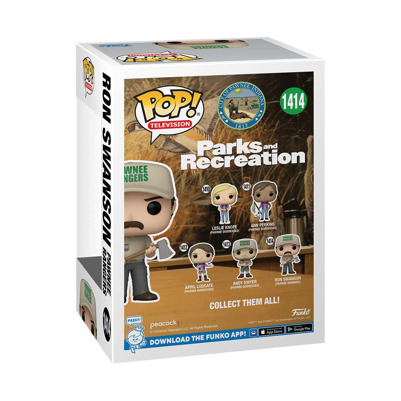 Funko POP! TV: Parks & Recreation - Ron Swanson - (Ranger) - Parks and Recreation - Collectable Vinyl Figure - Gift Idea - Official Merchandise - Toys for Kids & Adults - TV Fans