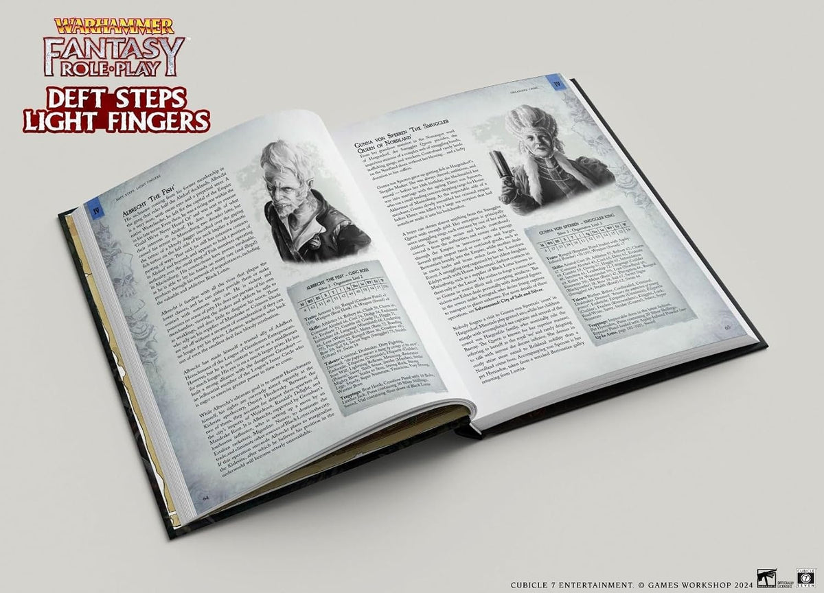 Cubicle 7 - Warhammer Fantasy Roleplay: Deft Steps Light Fingers, For Ages 14 and Up