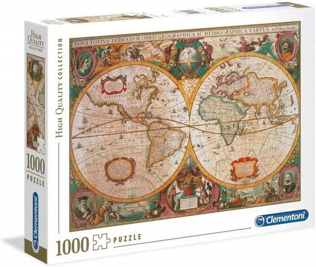 Clementoni "Carte Antique Puzzle (1000-Piece, Multi-Colour), 312290