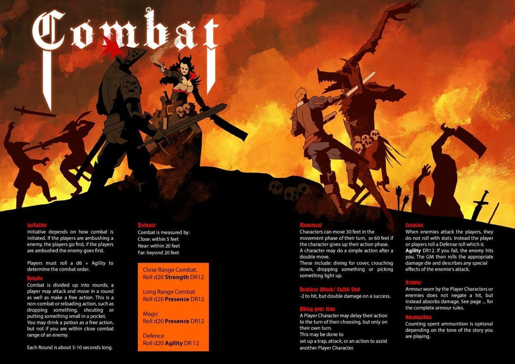 Free League Black Powder & Brimstone Core Rulebook: Grimdark Folk Horror TTRPG with Dark Magic & Chaos