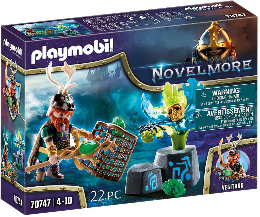 Playmobil 70747 Novelmore Knights Violet Vale - Plant Magician, Fun Imaginative Role-Play, PlaySets Suitable for Children Ages 4+
