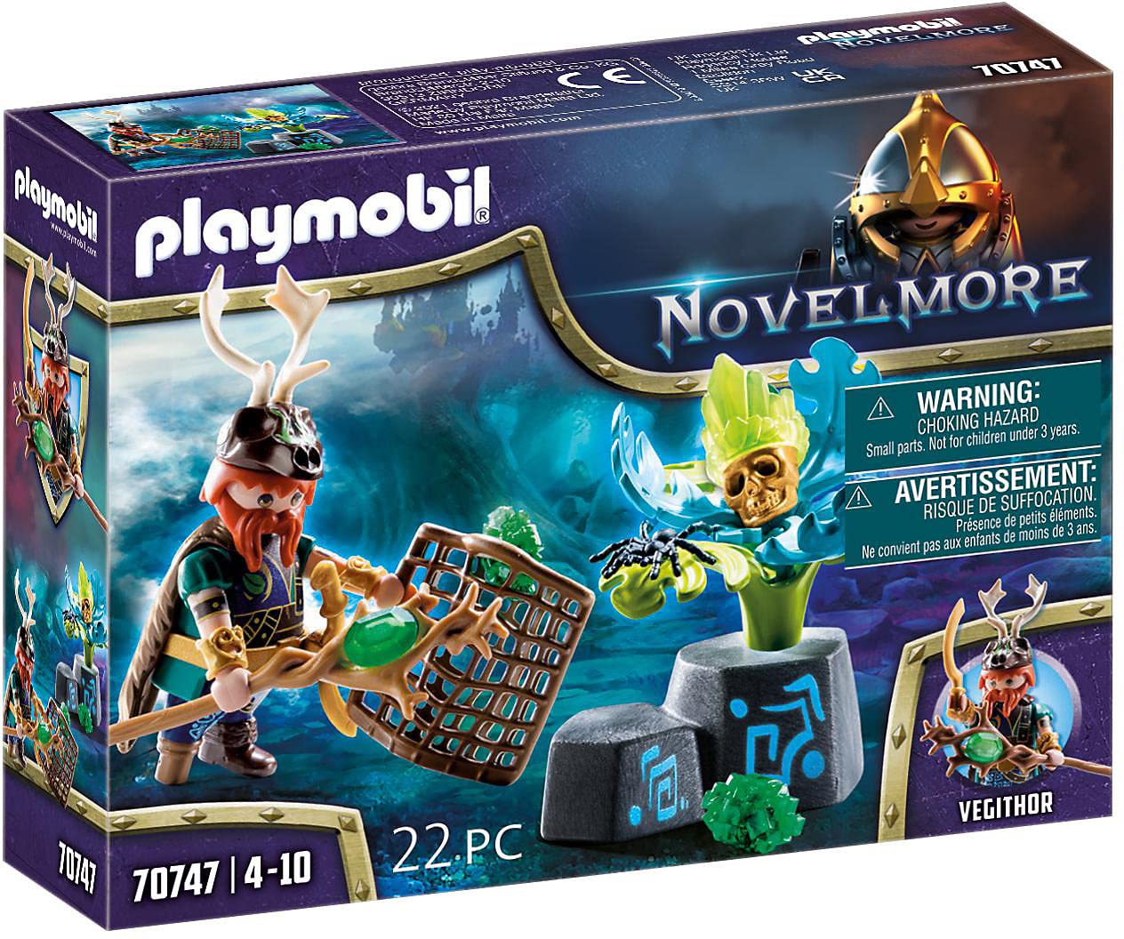 Playmobil 70747 Novelmore Knights Violet Vale - Plant Magician, Fun Imaginative Role-Play, PlaySets Suitable for Children Ages 4+