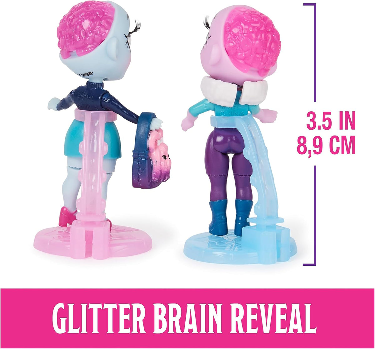 Zombaes Forever, Wild Vibes, Rest in Show Zombie Dolls and Accessories Deluxe Set, 2 Exclusive 8.9-cm Figures, 2 Pets an