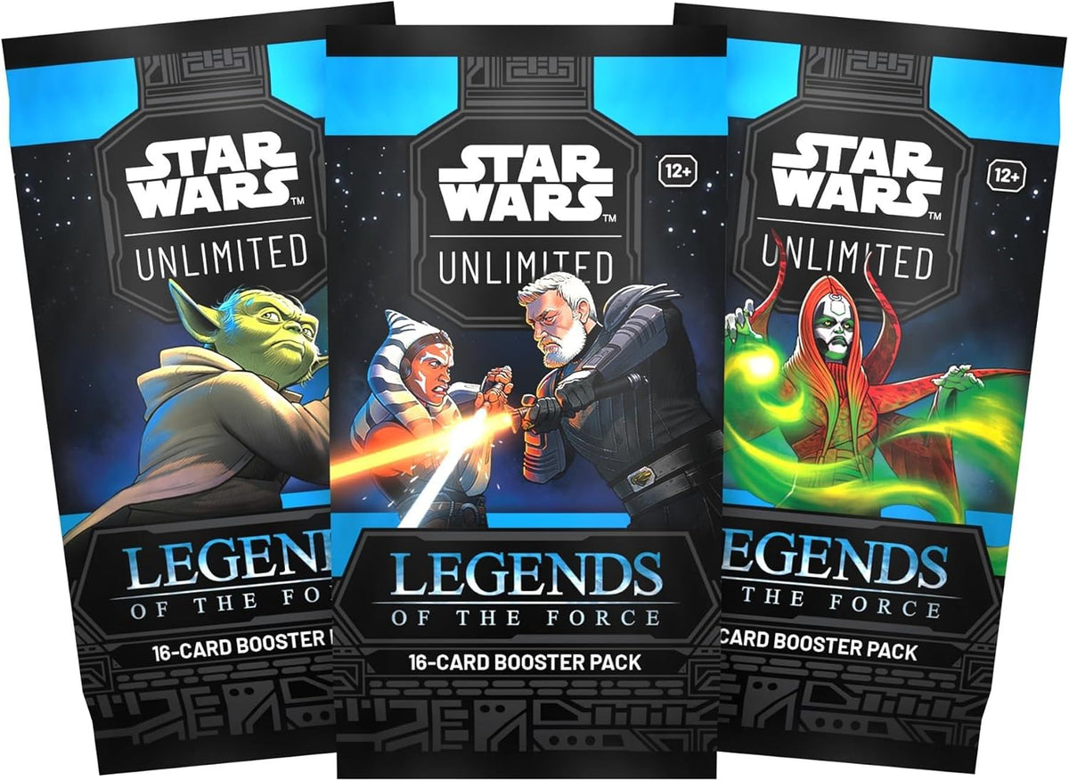 Fantasy Flight Games - Star Wars: Unlimited Trading Card Game Legends of the Force BOOSTER PACK - 16 Cards Featuring Jed