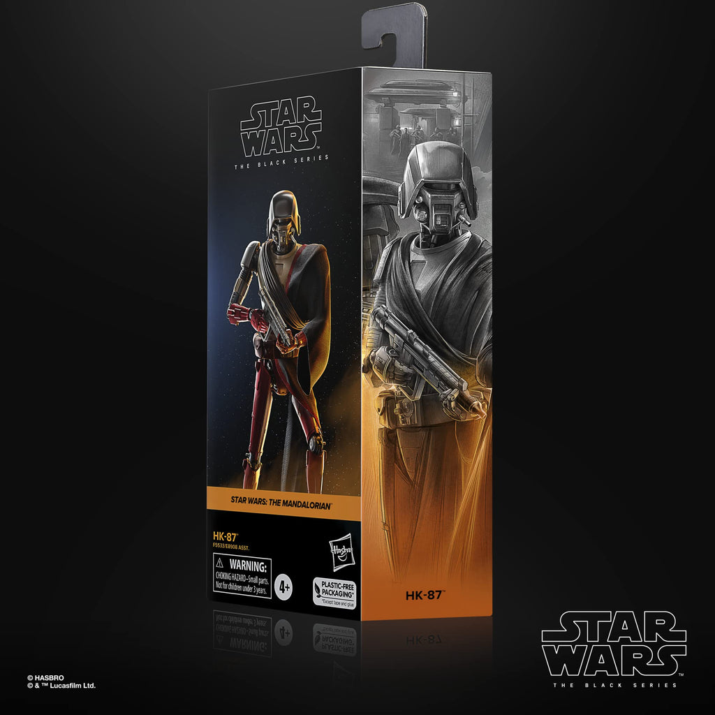 Star Wars Hasbro The Black Series HK-87 Toy 6-Inch-Scale The Mandalorian Collectible Action Figure, Toys for Ages 4 and Up, Multicolor (F5533)