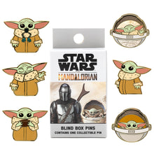 Load image into Gallery viewer, Loungefly - Disney - Star Wars - the Mandalorian - Grogu (the Child, Baby Yoda) - (Grogu (the Child, Baby Yoda), Baby Yoda) - Blind Enamel Pin Purchase - Star Wars: the Mandalorian Enamel Pins
