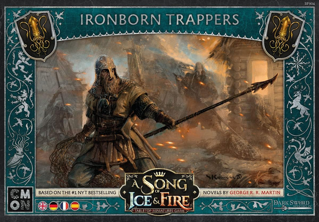CMON, A Song of Ice & Fire – Iron Men's Trap, Expansion, Tabletop, 2 Players, Ages 14+, 45+ Minutes, German, Multilingua