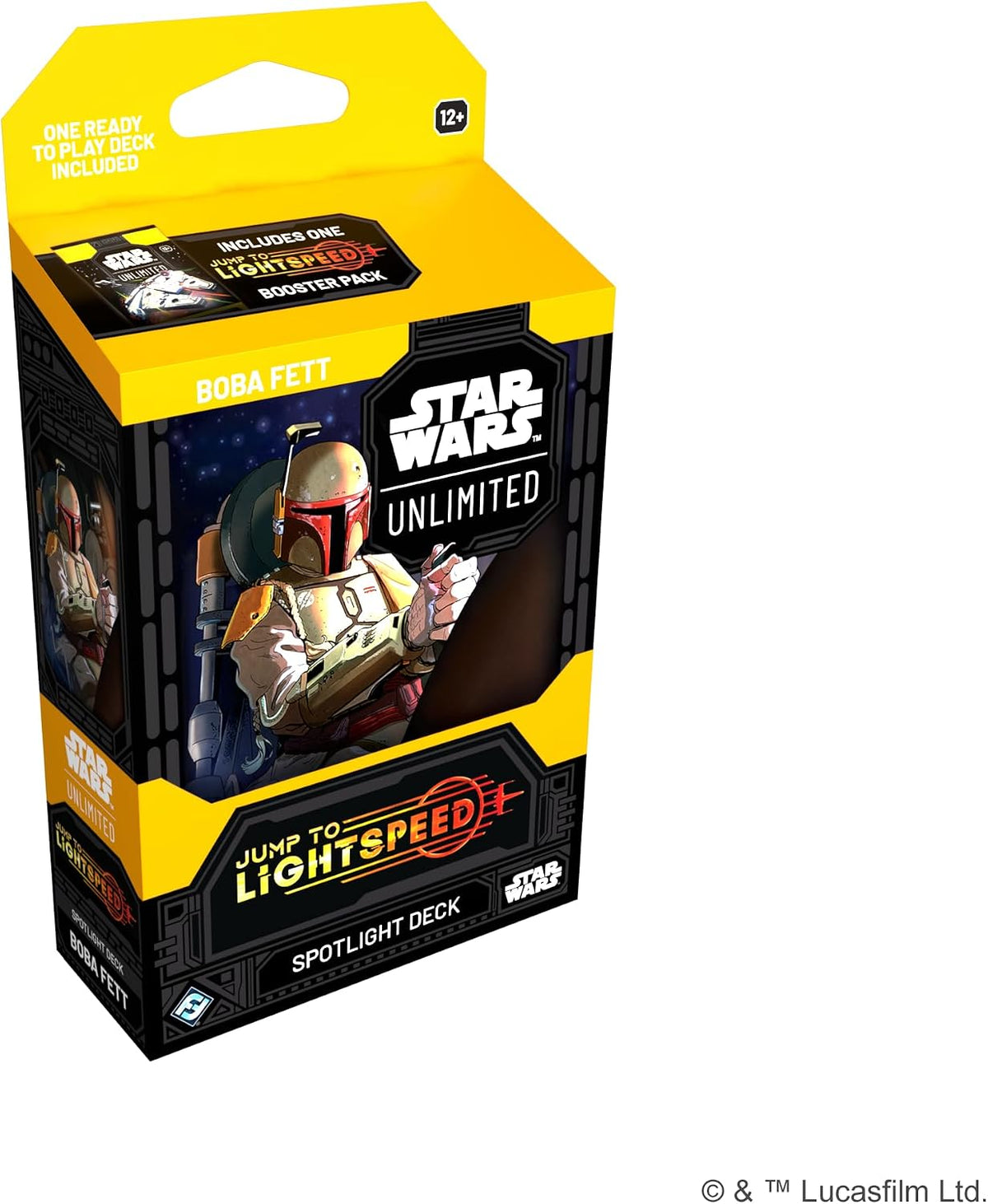 Fantasy Flight Games - Star Wars: Unlimited Trading Card Game - Jump to Lightspeed Boba Fett SPOTLIGHT DECK - Ready-to-P