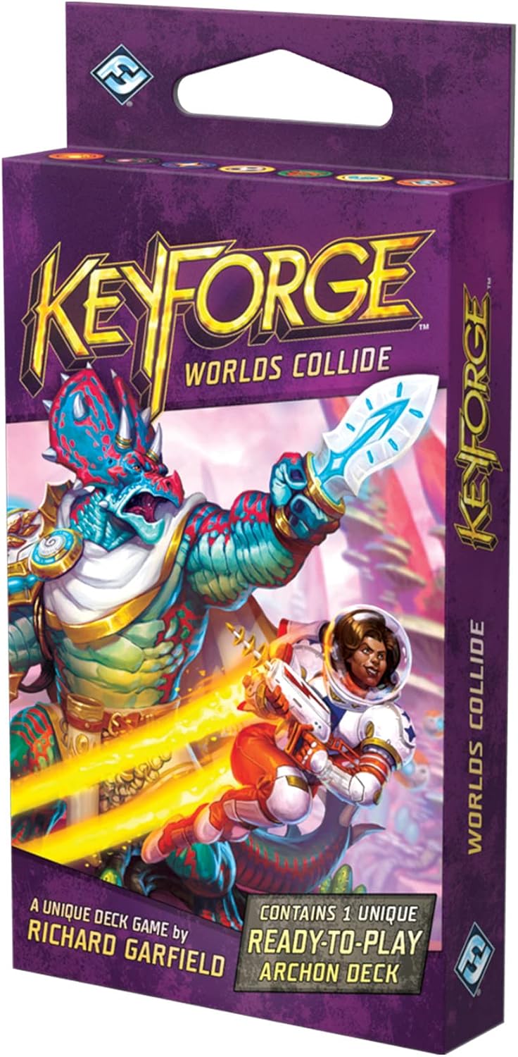 FFG FFGKF05 KeyForge: Worlds Collide Deck, Mixed Colours