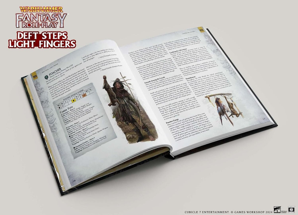 Cubicle 7 - Warhammer Fantasy Roleplay: Deft Steps Light Fingers, For Ages 14 and Up