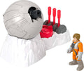 Fisher-Price Imaginext Star Wars Toys Rebel Base Cannon Launcher with Luke Skywalker Metal Character Key for Kids Ages 3