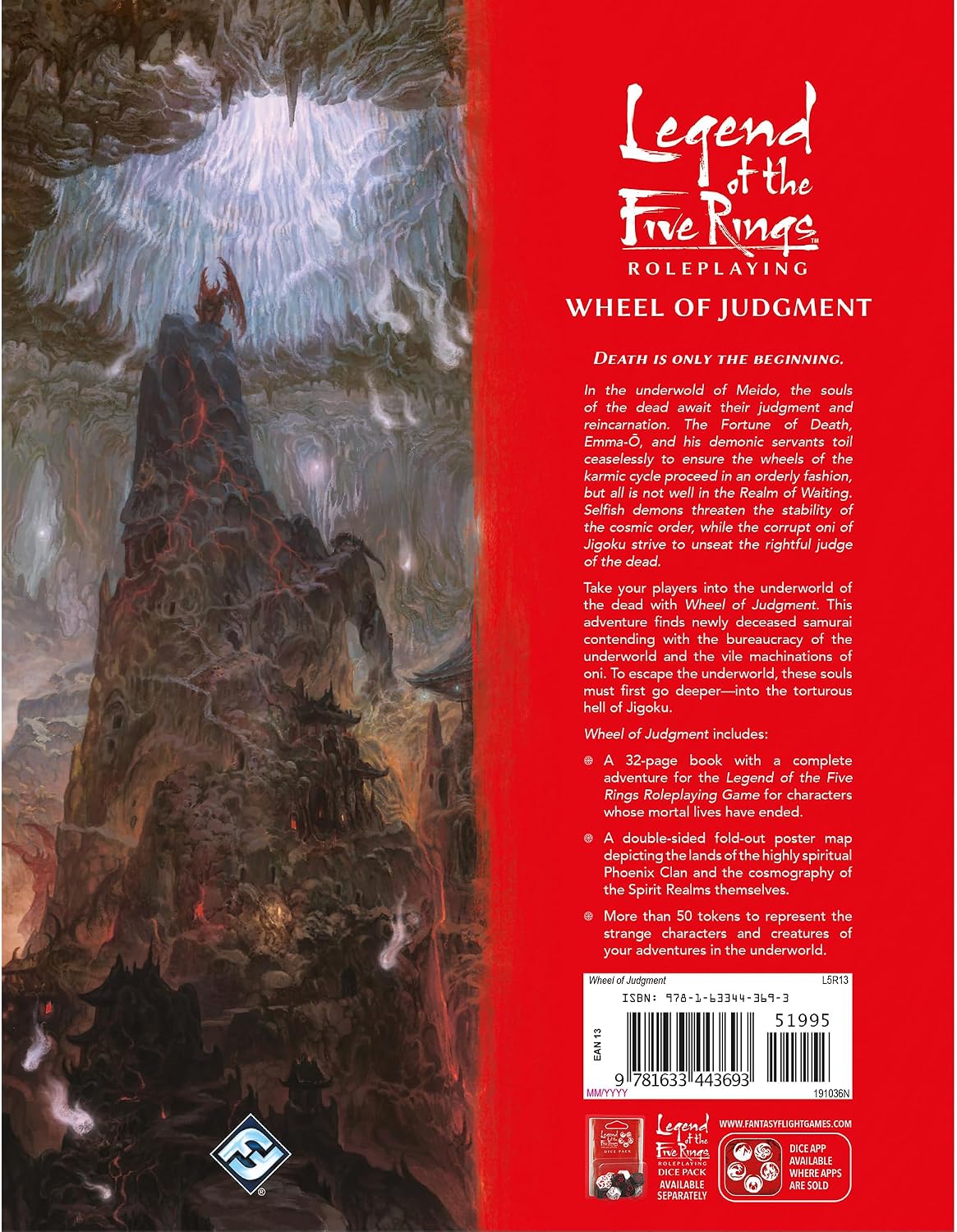 Fantasy Flight Games Legend of the Five Rings RPG: Wheel of Judgement Expansion for 14+