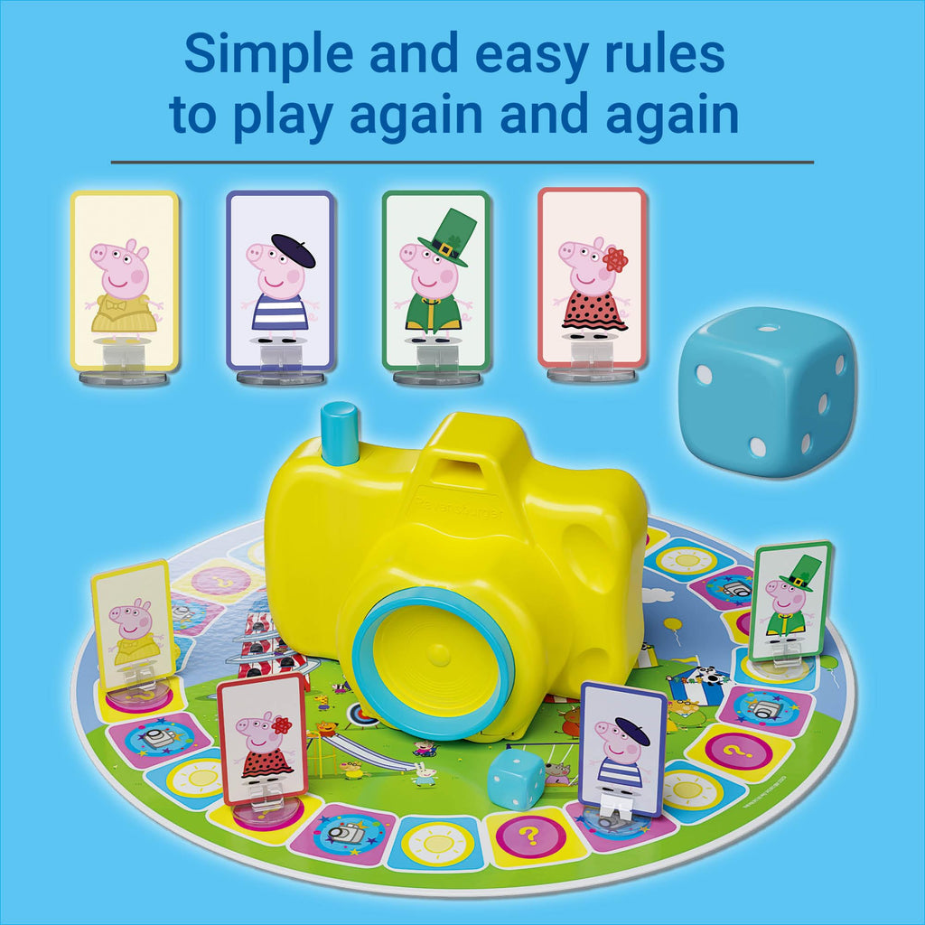 Ravensburger Peppa Pig Toys - Funny Photo Kids Game for Children Age 3 Years Up - 2 to 4 Players