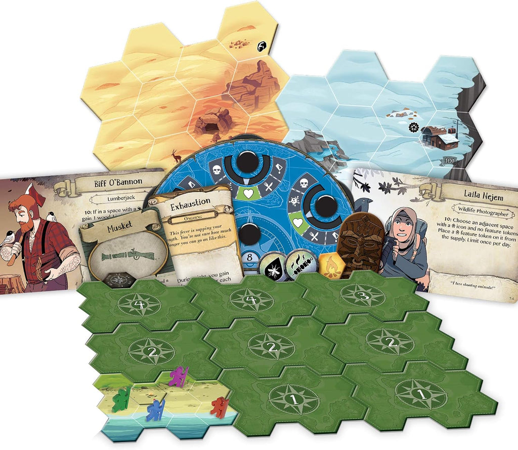 Fantasy Flight Games FFGDSC01 Discover: Lands Unknown, Mixed Colours