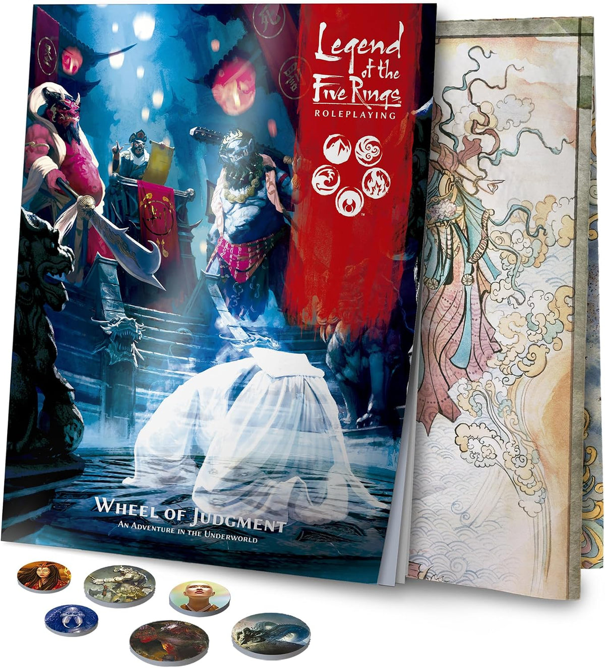 Fantasy Flight Games Legend of the Five Rings RPG: Wheel of Judgement Expansion for 14+