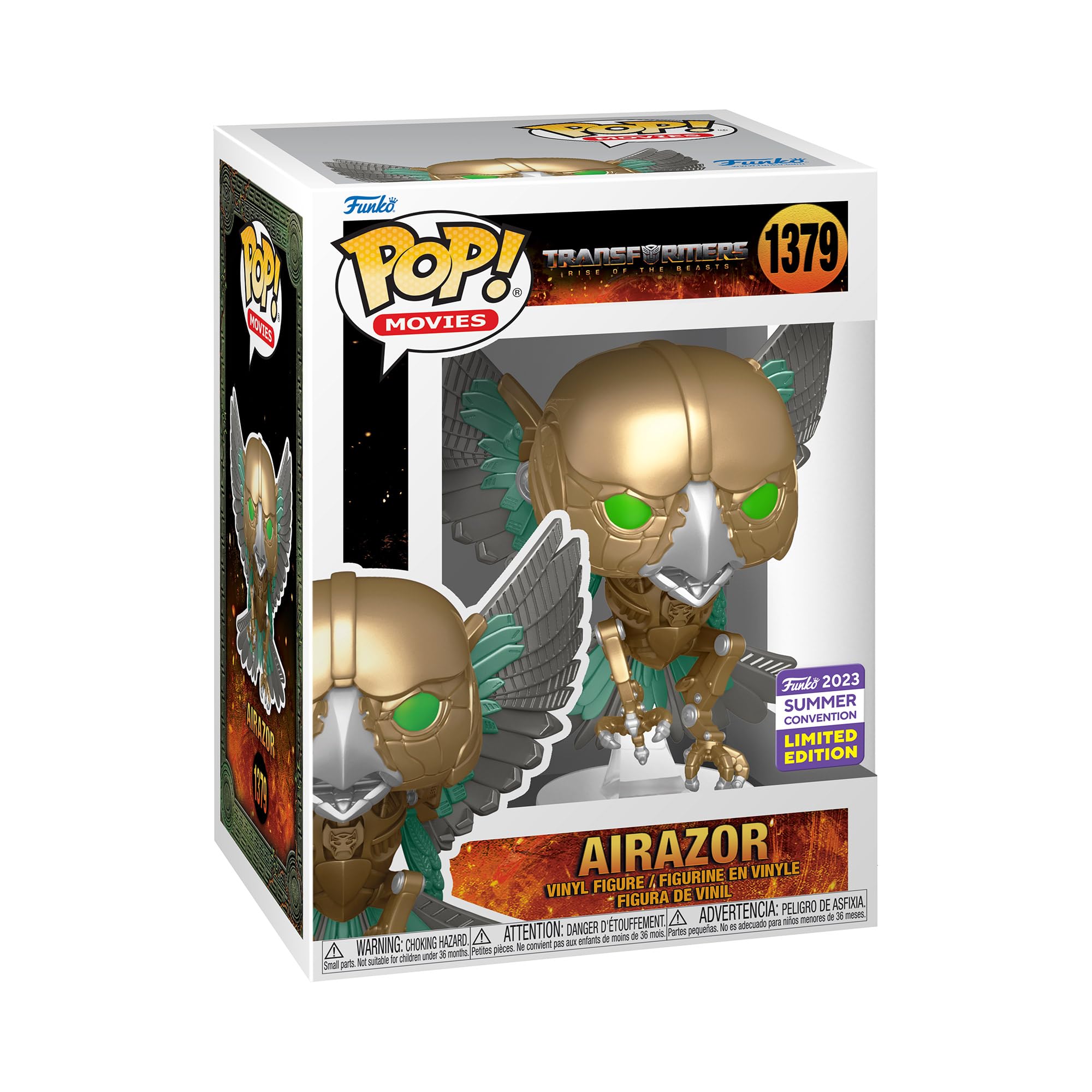 Funko Pop! Vinyl: Transformers: Rise Of the Beasts - Air Razor - Amazon Exclusive - Collectable Vinyl Figure - Gift Idea - Official Merchandise - Toys for Kids & Adults - Movies Fans