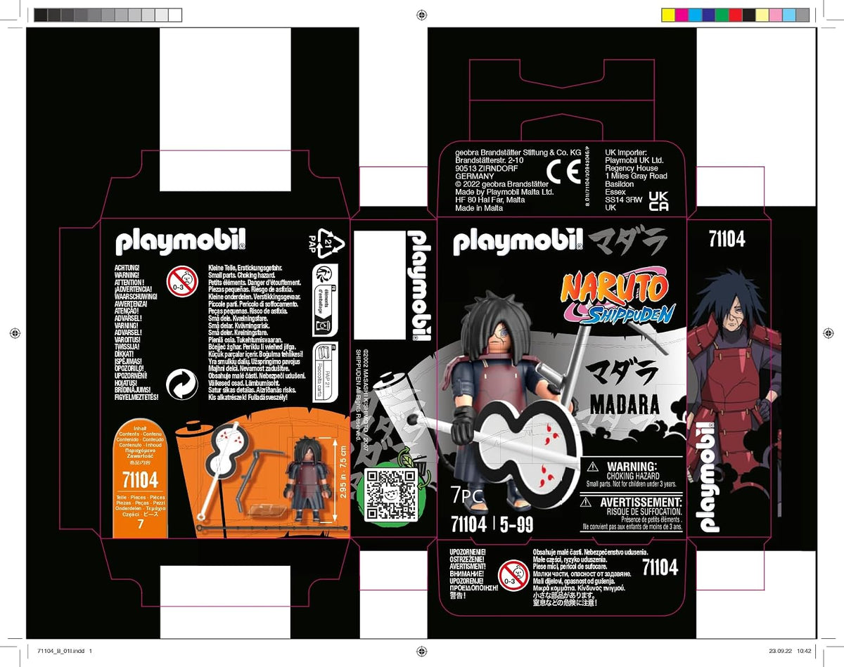 Playmobil Naruto: Madara Figure Set