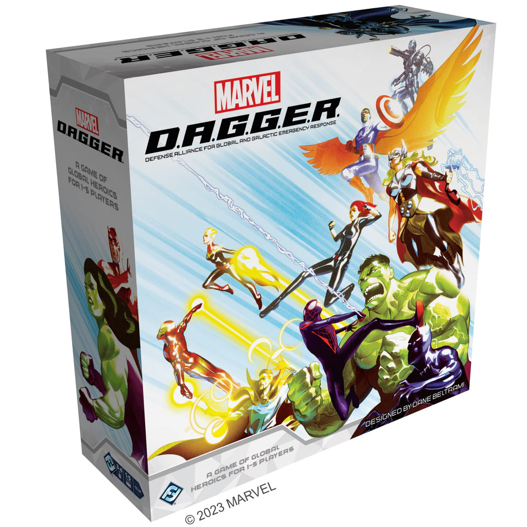 Fantasy Flight Games | MARVEL D.A.G.G.E.R. | Cooperative Board Game | Ages 12+ | 1-5 Players | 3-4 Hours Playing Time