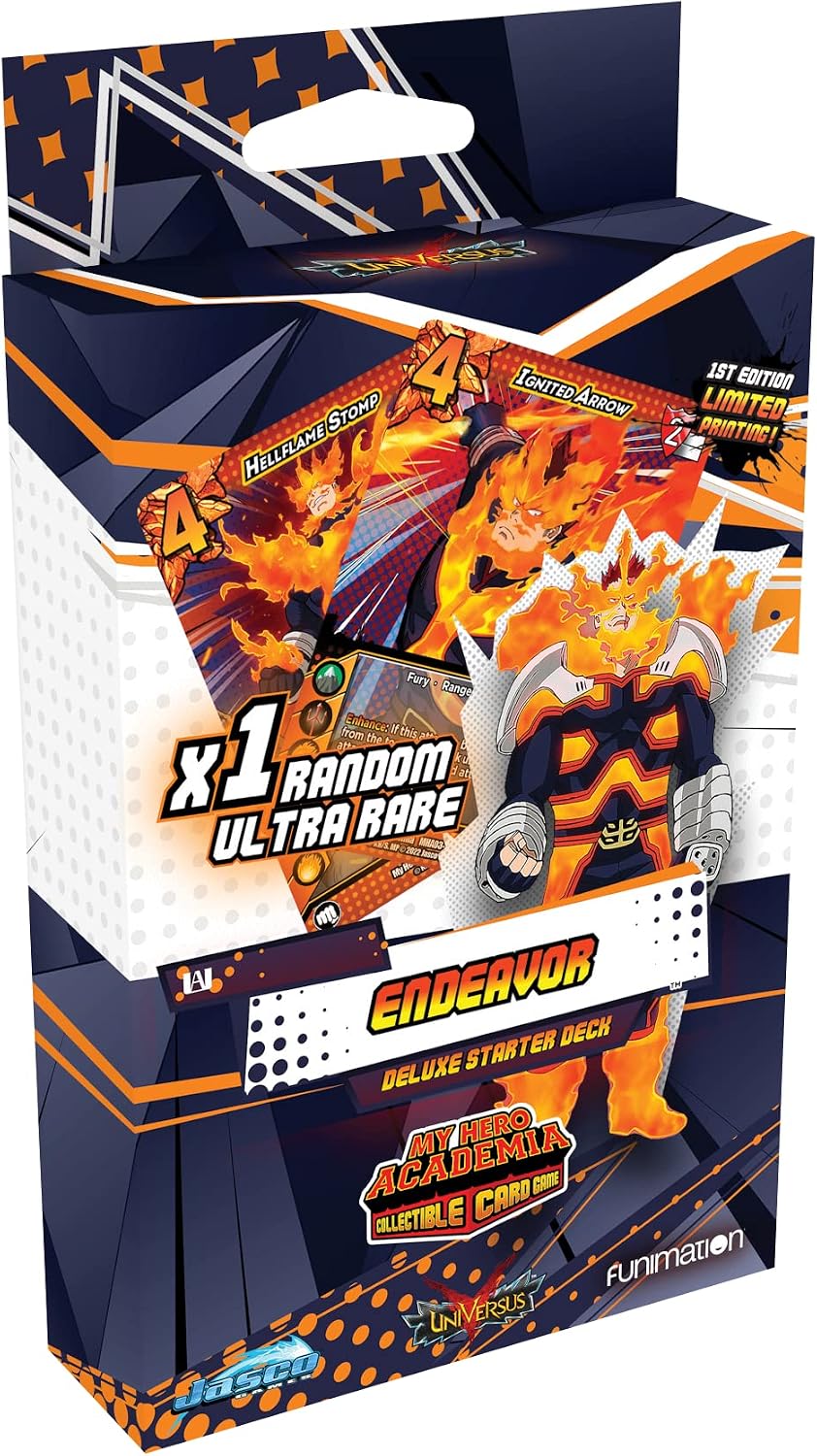 Asmodee Jasco Games My Hero Academia CCG Series 3: Endeavor Deluxe Starter Deck
