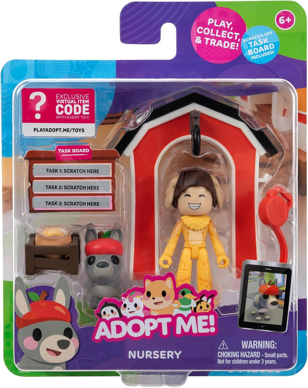 Adopt Me! Nursery - Friends Pack - Top Online Game - Fun, Collectible Toys for Kids Featuring Your Favourite Adopt Me Pe
